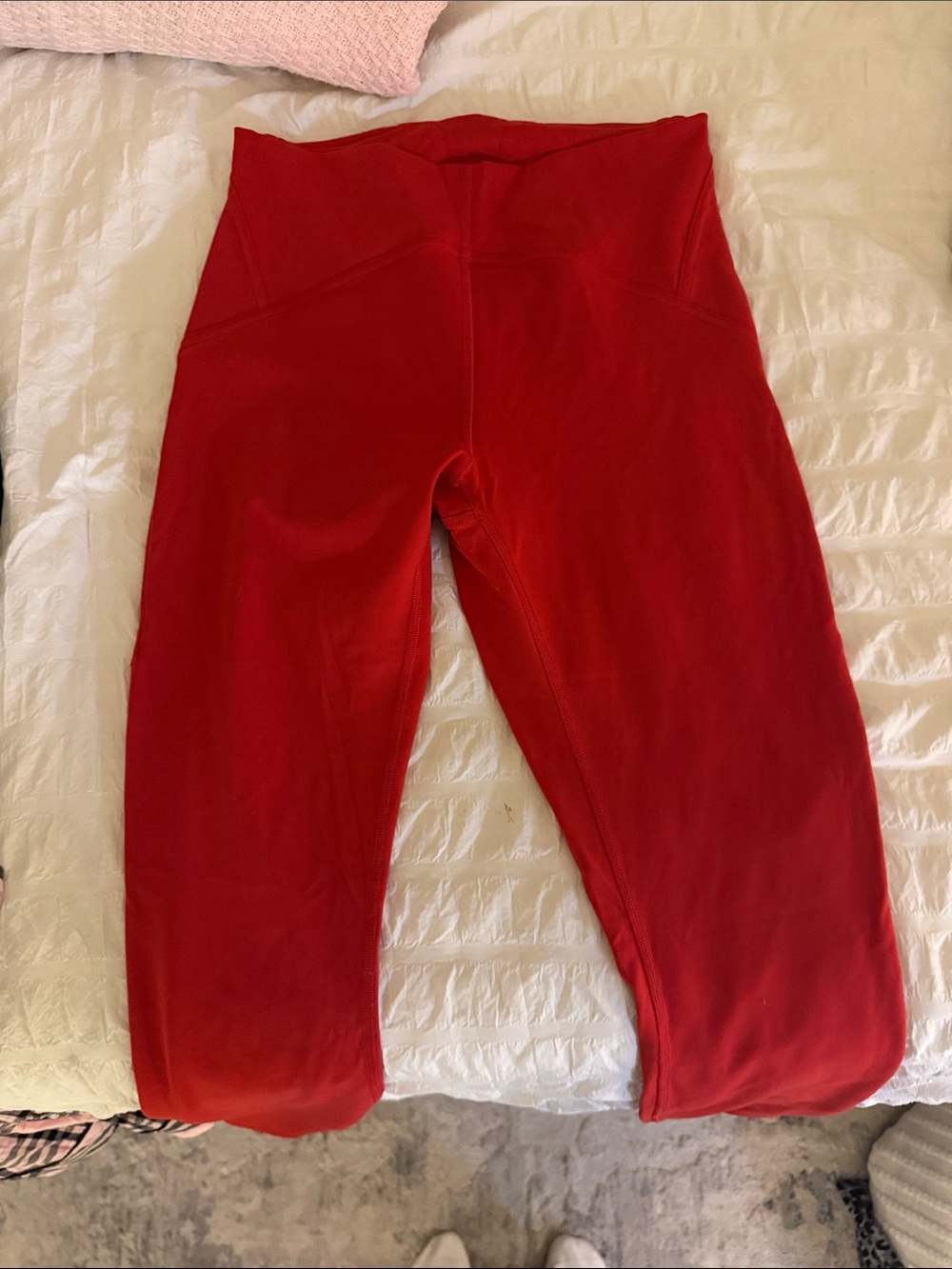 Lululemon red leggings 25 inch